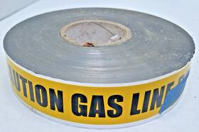 Ta-dt-2-yg Christys Caution Gas Line Buried Below - Detectable Underground Marking Tape Yellow 2 Inch