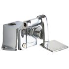 628-abcp Chrome Water Single Faucets Pedal Chicago Box Supply