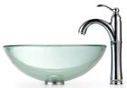 C-gv-101-19mm-1005ch Clear Id 796492 Vessel Thick Sink Rivera Faucet 19mm Glass