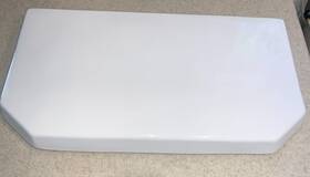 3-20-002 Crane White Toilet Tank Lid 3-615 Underside Is 19-3/8 Inch X 10-11/16