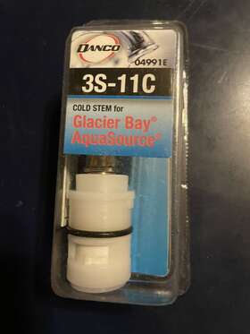 3s-11c Danco 04991e New Cold Stem - For Glacier Bay Aquasource