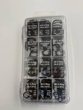34443 Danco 200-piece O-ring Kit 12 Most Popular Sizes