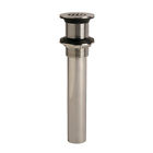 89464 Danco Vessel Decorative Sink Drain Nickel Grid Brushed