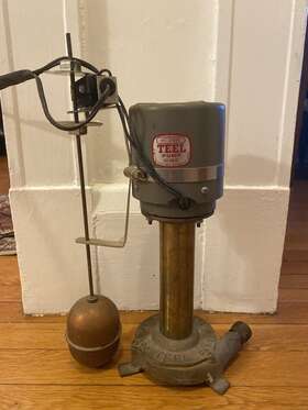 1p504 Dayton Teel 1p295 Electric Recirculating Pump And Float Switch Bronze Base