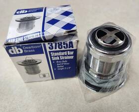3785a Dearborn Brass Standard Bar Sink Strainer Stainless Steel Nib