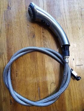 Rp60931ss Delta 034449618359 Lewiston Wand Assembly With Hose Stainless