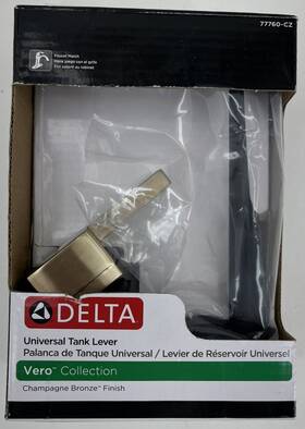 77760-cz Delta Universal Tank Lever Vero Collection Champagne Bronze Finish