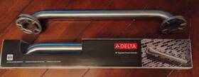 Delta 885785437308 Lot 2 18 Inch Exposed Mount Grab Bar In Stainless Steel / Silver Colored