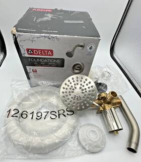 B114915c-ss Delta Foundations B114915c Single-handle Tub Shower Kit With Valve