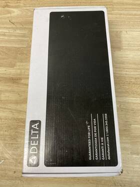 Dt041141-bl Delta Decorative P-trap Bottle Trap With 12 Inch Straight Arm - Matte Bl