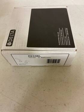 Delta H233bl Kayra Lever Handle Kit - Matte Black