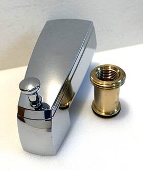 Rp19820 Delta Masko Classic Chrome Tub Spout With Pull-up Diverter