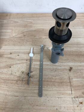 Delta Rp38958ss Drain Assembly Metal Flange Plastic Tail No Rod - Brilliance