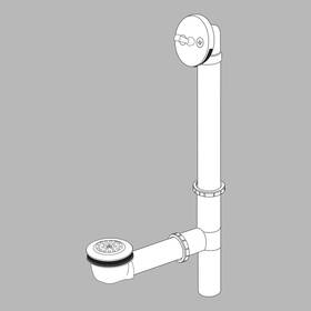 Rp391nn Delta Faucet Bath Waste Assembly Pearl Nickel