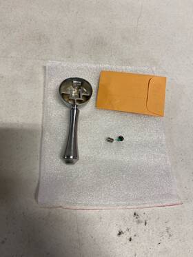 Rp92377arpr Delta Cassidy Lumicoat Arctic Stainless Lever Handle Rp92377 With Button And Screw