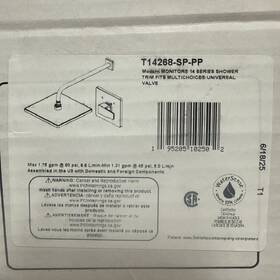 Delta T14268-sp-pp Modern Monitor 14 Series Shower Trim - Brushed Nickel