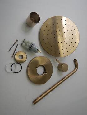 T14269-cz-pp Delta Raincan Round Single Shower Valve Trim Kit Champagne Bronze