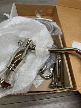 Delta T4797-pnlhp Cassidy Roman Tub Filler Brilliance Polished Nickel Read