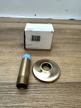 U4996-cz Delta Ceiling Mount Shower Arm And Flange Champagne Bronze Read