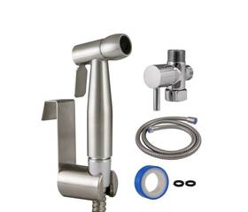 Design House 588913-ss Handheld Non-electric Bidet Sprayer In Stainless Steel - Used