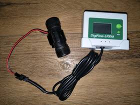 6710m-44 Digiflow 1/2 Inch Npt Digital Flow Meter Count Up Total Water Gallon