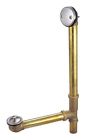 Dll3168 Satin Drain Overflow Lift Lock Waste " Tub 16 Nickel