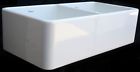 Wh3719-w Double Duet Sink 37 Farmhouse Kitchen 789462 Fireclay Id . Bowl