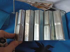 Duratech 820909667506 Shower Valve Socket Wrench Set With Bar Handle For Removing Tub And Valves 5pc