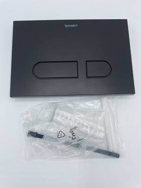Wd5008031090 Duravit Wd5008 Durasystem Actuator Plate A1 - Matte Black As-is
