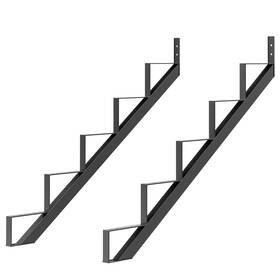 Raiuu-pdzg5wi-ukyylqwqhde Ecoexplorer 2 Pack Steel Stair Riser Step Stringer Metal For Outdo