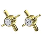 Ec2tmcpb Elizabethan Classics Handles Blade Polished Brass Cross
