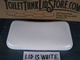 1620 Eljer Canterbury Toilet Tank Lid Early Models White 6d
