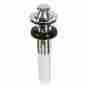 Ev3001 Kingston Brass Chrome Finish Lift Turn Sink Drain Without Overflow Hole 663370097379