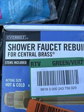 1006 Everbilt 965 239 New Shower Faucet Rebuild Kit For Central Brass 253