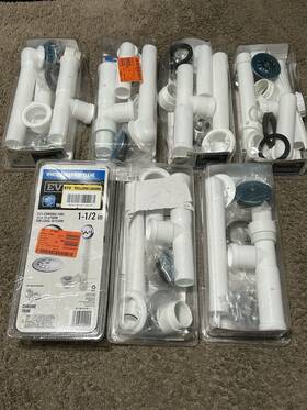 214-126 Everbilt 7x 214126 Traditional 1-1/2 In Polypropylene Trip Lever Asis For Parts