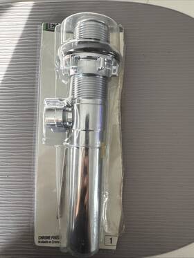 C756-1 Everbilt 1-1/4 Inch Replacement Pop-up Assembly Chrome Sink Drain 1000 050 641
