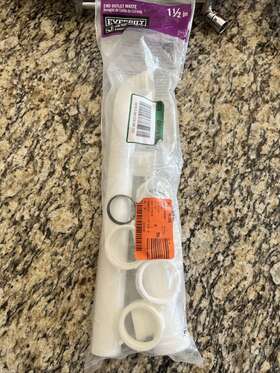 C9121ab Everbilt 1-1/2 Inch Plastic End Outlet Waste Leak Tight Washers 1000 050 110