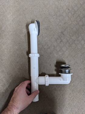 Sh-7103-pv-01-03-1 Everbilt Easy Touch 1-1/2 In Pvc Pipe Bath Waste And Overflow Drain Chrome