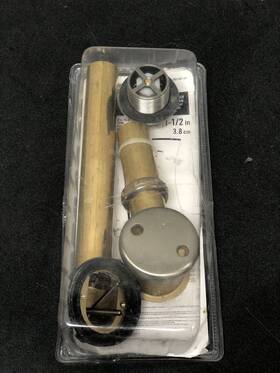 Sh-7200-n-01-03-2 Everbilt Easy Touch 1-1/2 Inch 20-gauge Brass Bath Waste And Overflow Drain Brushe