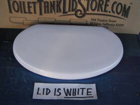 Bk37 Factory Part Toilet Tank Lid White Oval Shape 5b
