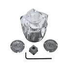 Sh5715 Faucet Clear Crystal Large Handle Brass Fit- Decorator Craft