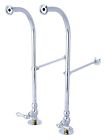 Faucet Lines Cc451ml Stops Bath Clawfoot Supply Kingston Freestanding Chrome