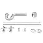 Bfnls01cp Foret Hardware Chrome Angle Bathroom Sink Belle Supply Kit