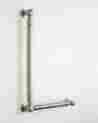 G20-12h-16w-lh-sn Jaclo 90 Degree Smooth With Finials Grab Bar Left-hand 020111937460