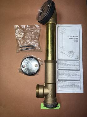 Gerber 41-858-88 Bath Drains Lift And Turn Missing Drain Plug 1 Extension Pipe