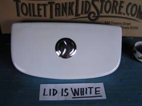 Df-28-199 Gerber Maxwell 1.6 Gpf Toilet Tank Lid White Button Included Used 6b