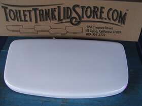 140-911 Glacier Bay Toilet Tank Lid White Rare Model 140911 Chipped Bottom 5b
