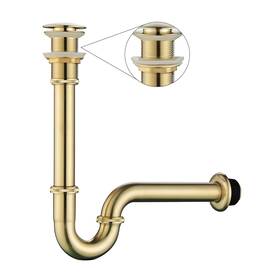 G27-2 Gordee G27-2- Bathroom Sink Stopper Bottle Trap U-shape 1-1/4 Inch Slip Inlet Drain Comple