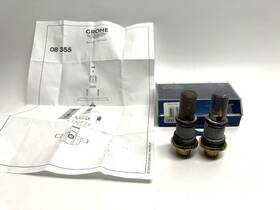 0835500m Grohe Vintage Lot Of 2 Used Universal Stop Valve One-size
