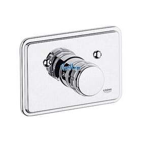 19695avo Grohe Quadra Thermostatic Trim With Grip Handle Satin Nickel